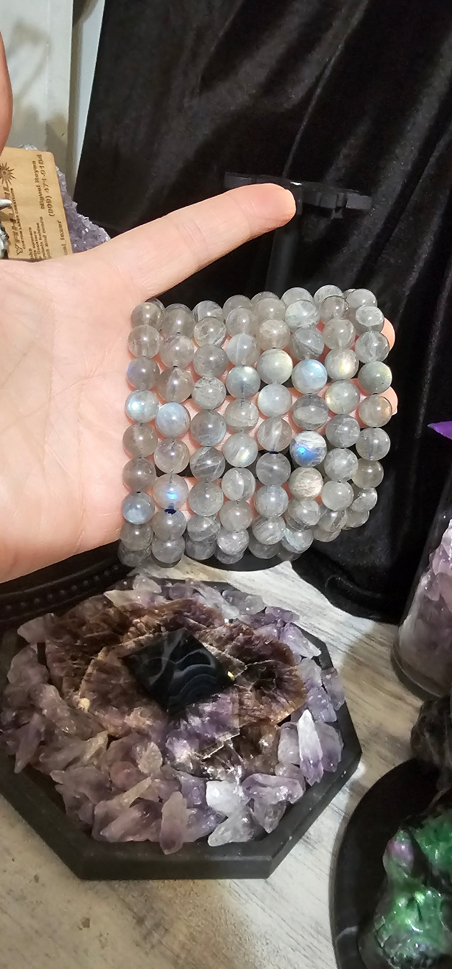 Labradorite bracelet - 10mm