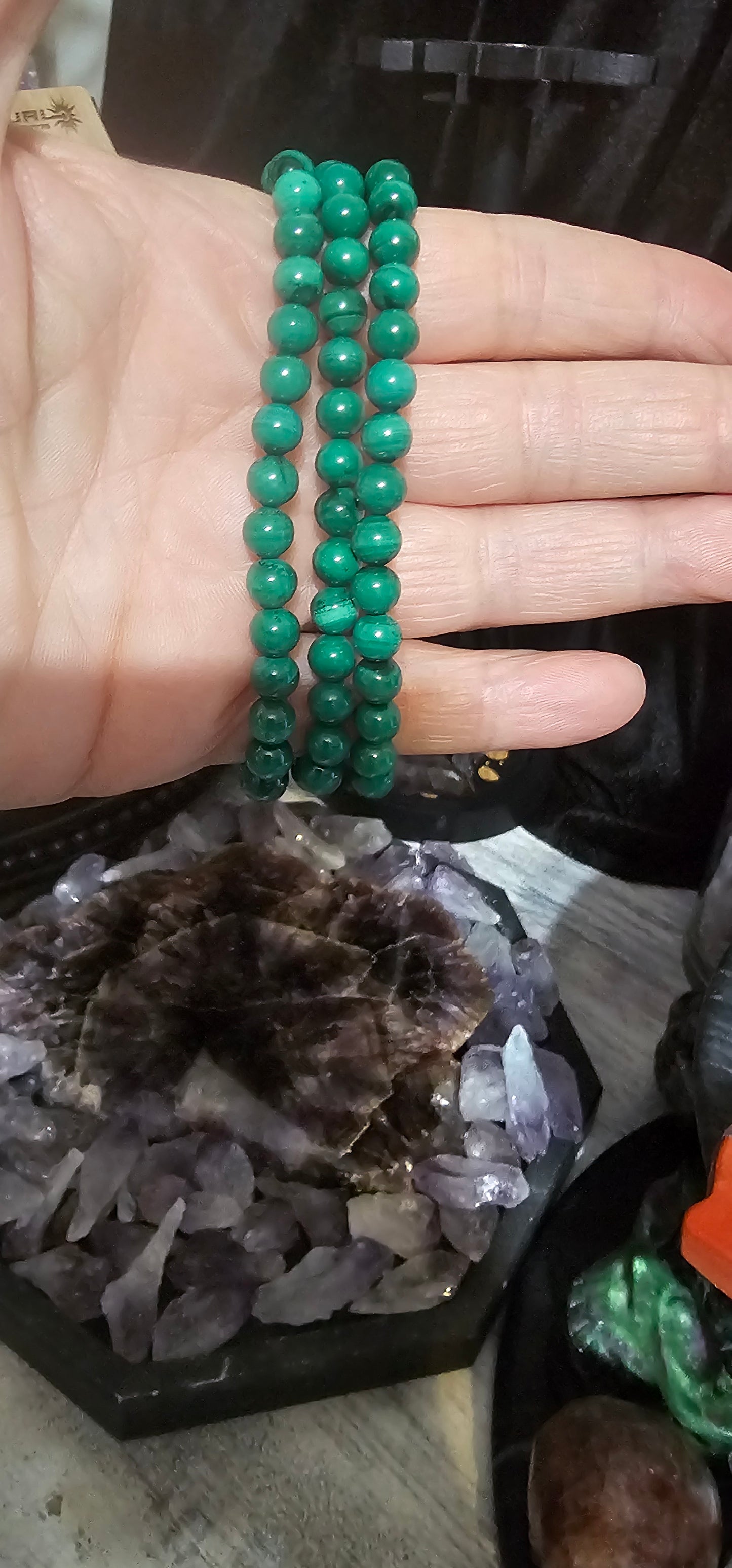 Malachite bracelet-6mm