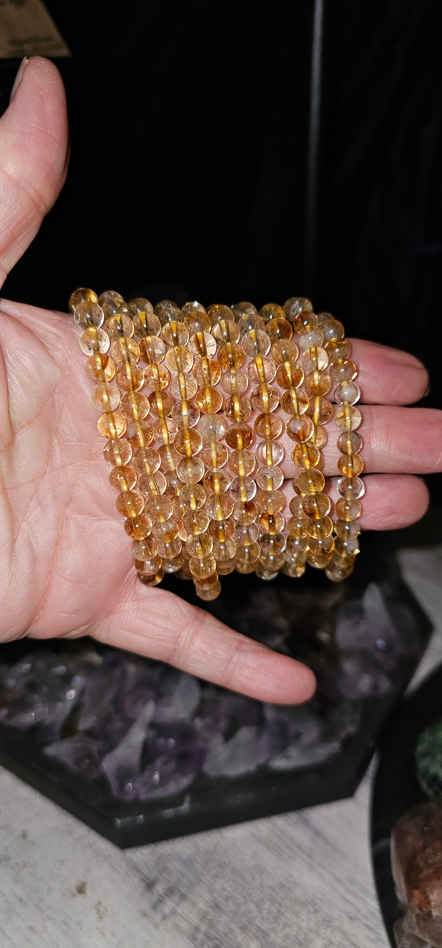 Citrine bracelet-6mm