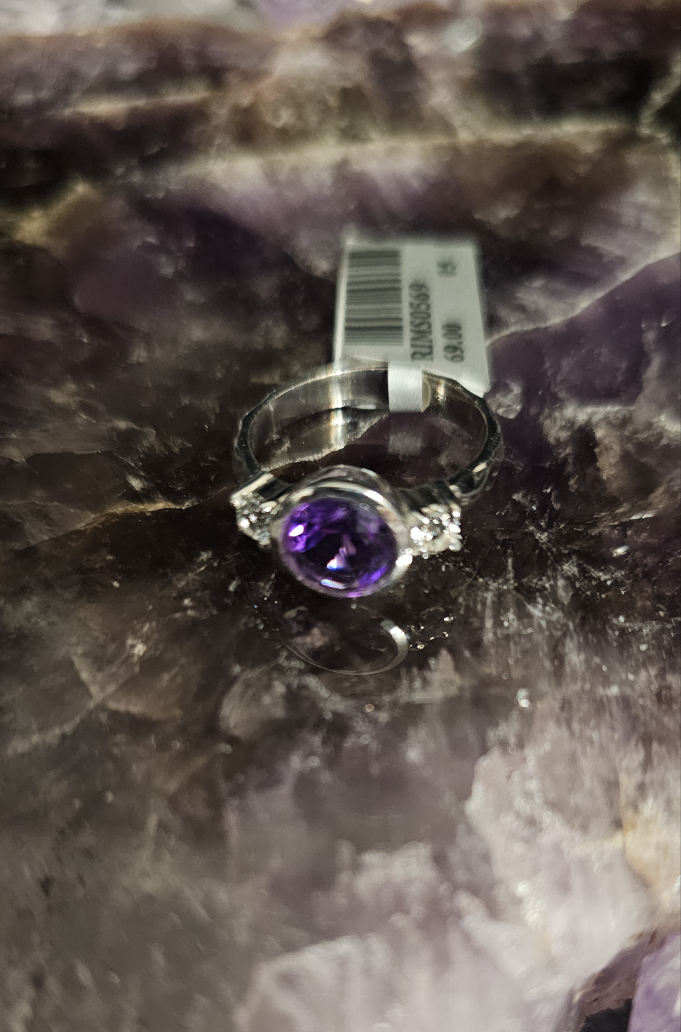 Amethyst ring size 5