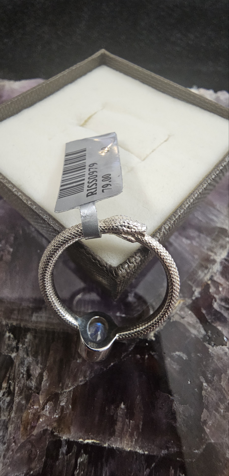 Rainbow Moonstone Ring size 9