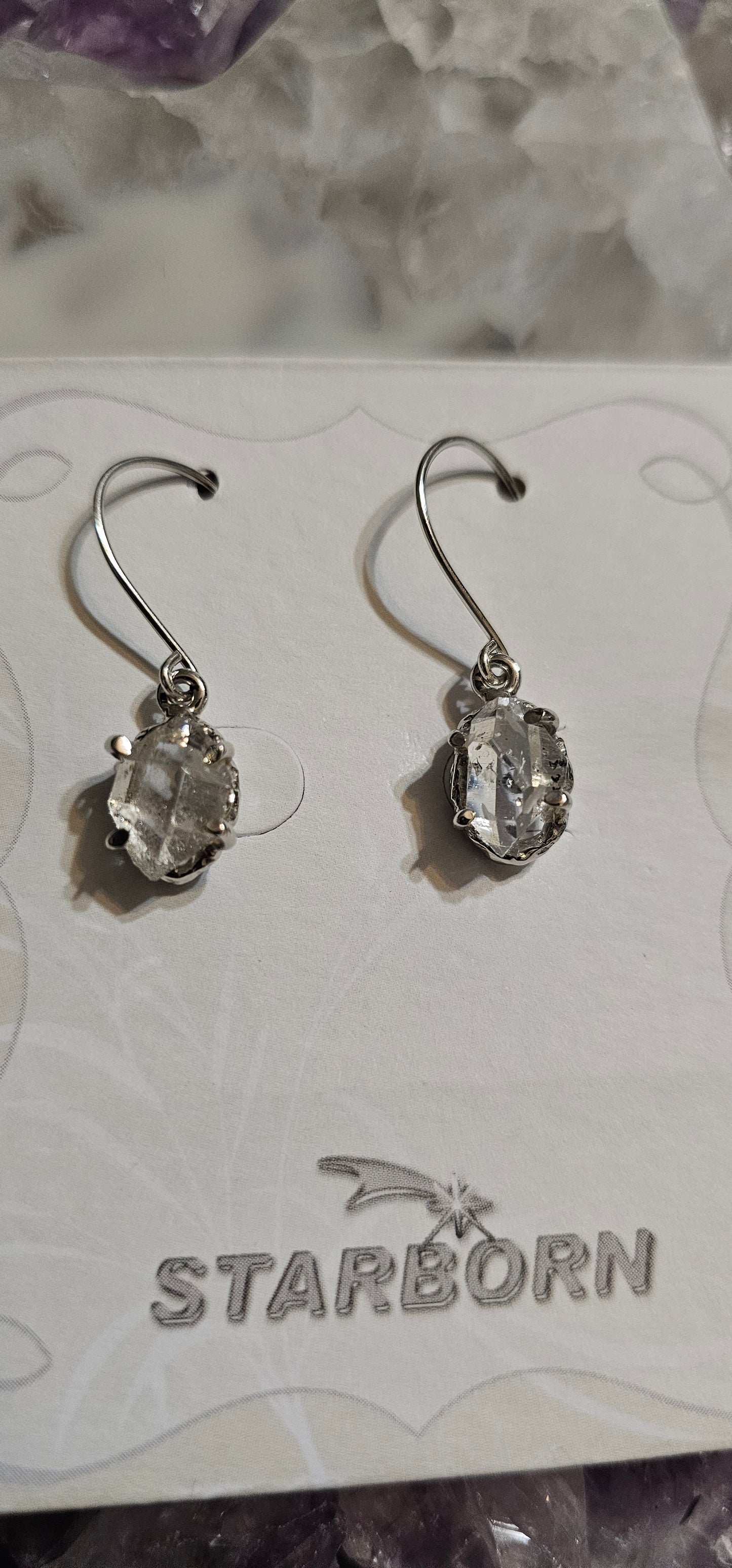Herkimer Diamond Earrings