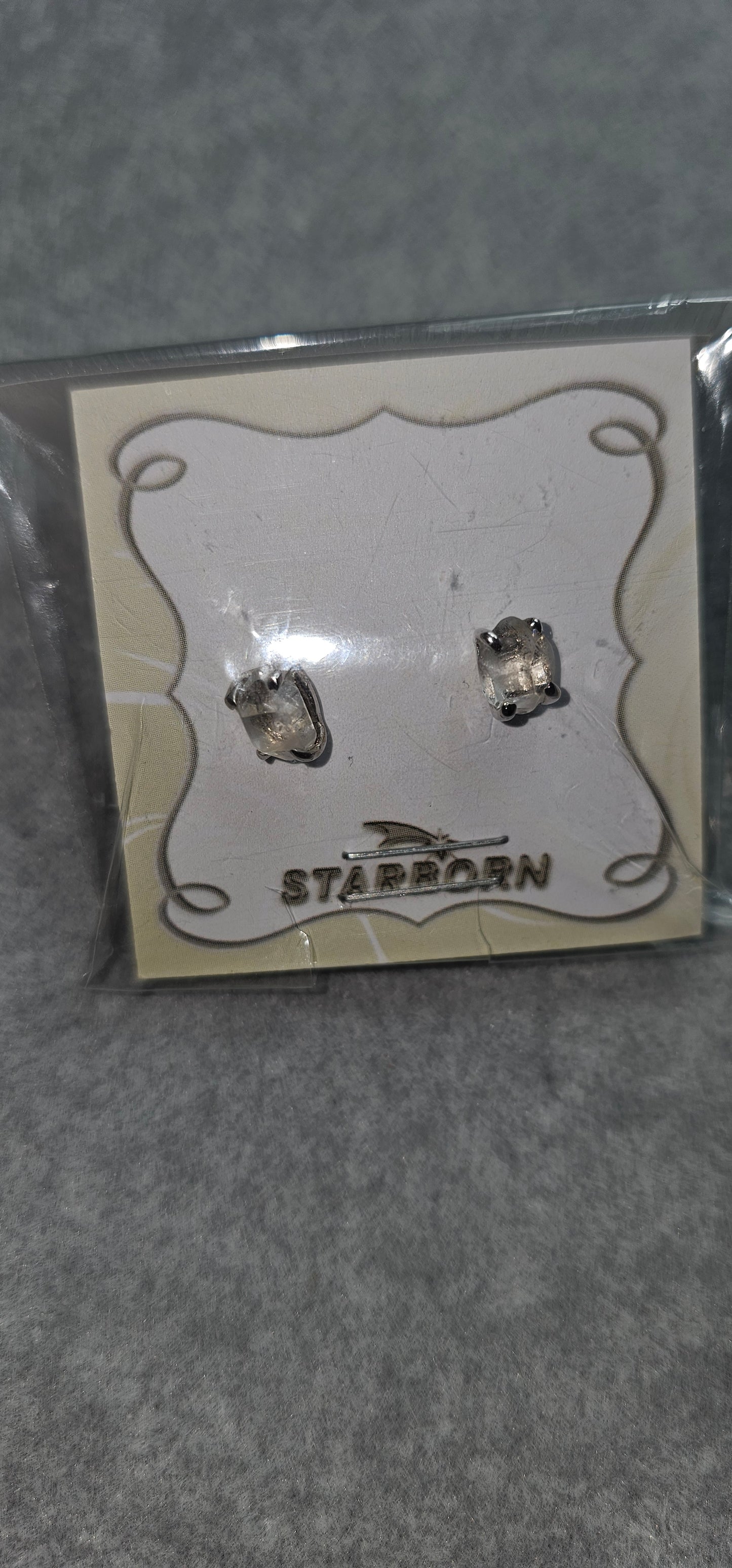Herkimer Diamond earrings