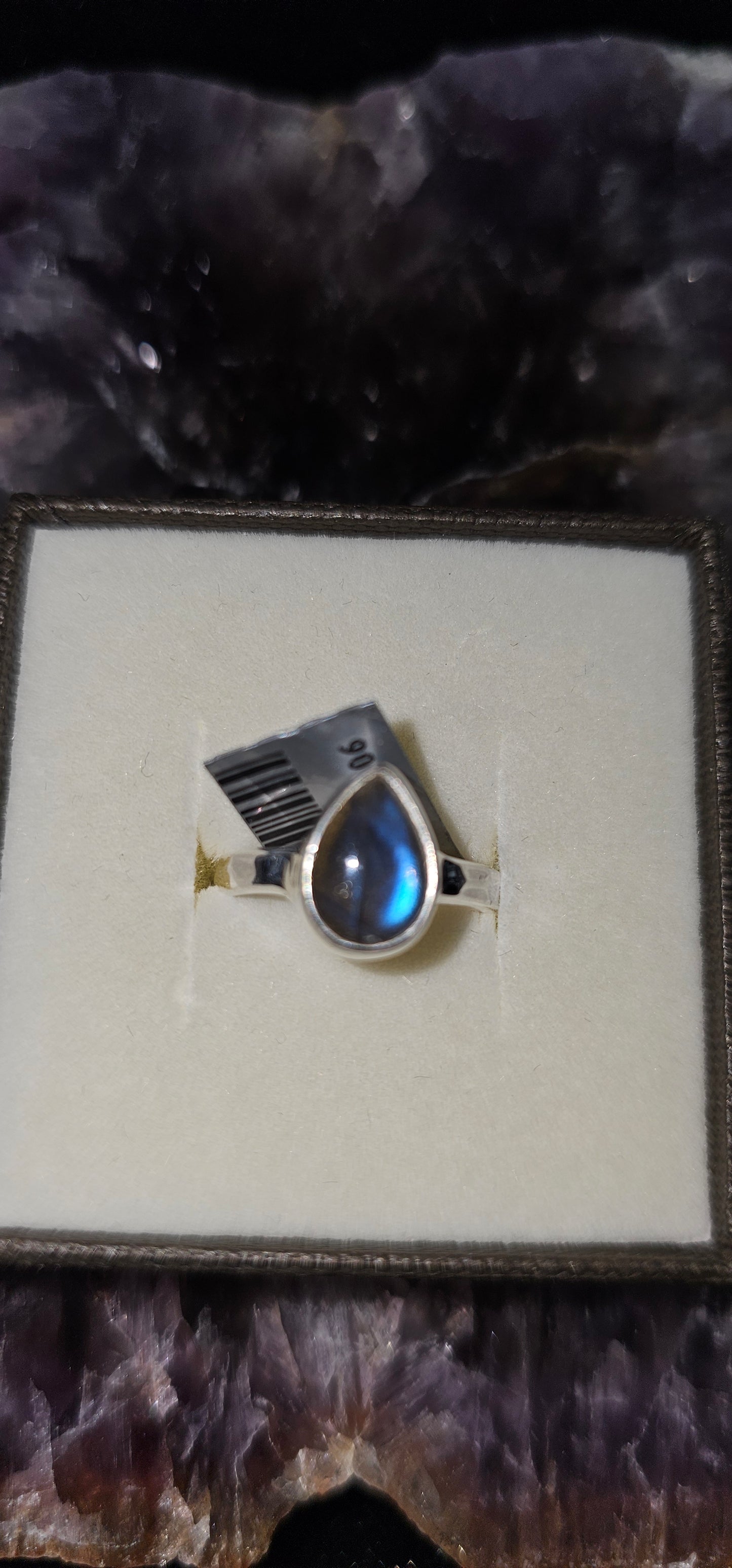 Labradorite ring size 6