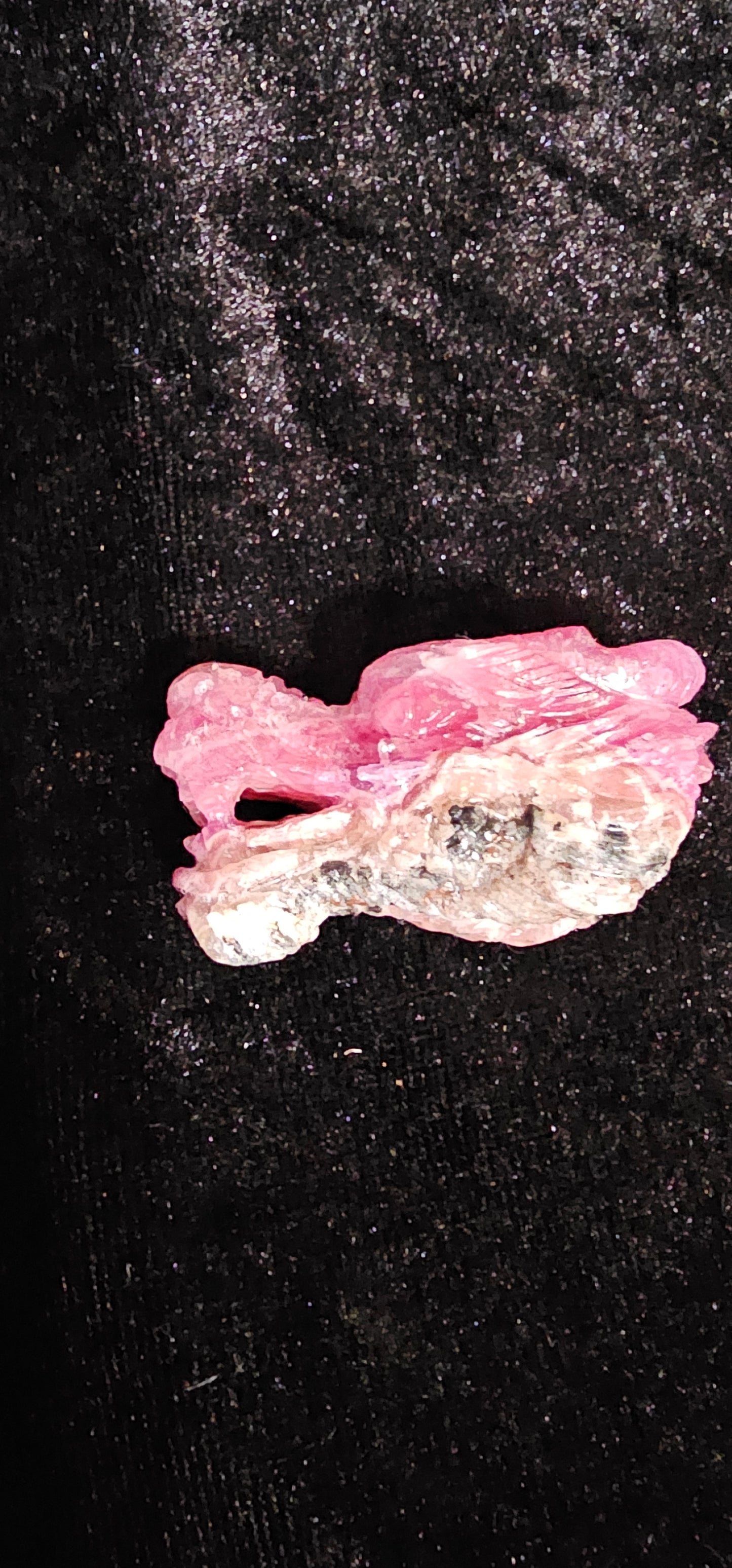 Pink Cabalto Calcite Carved Dragon Head