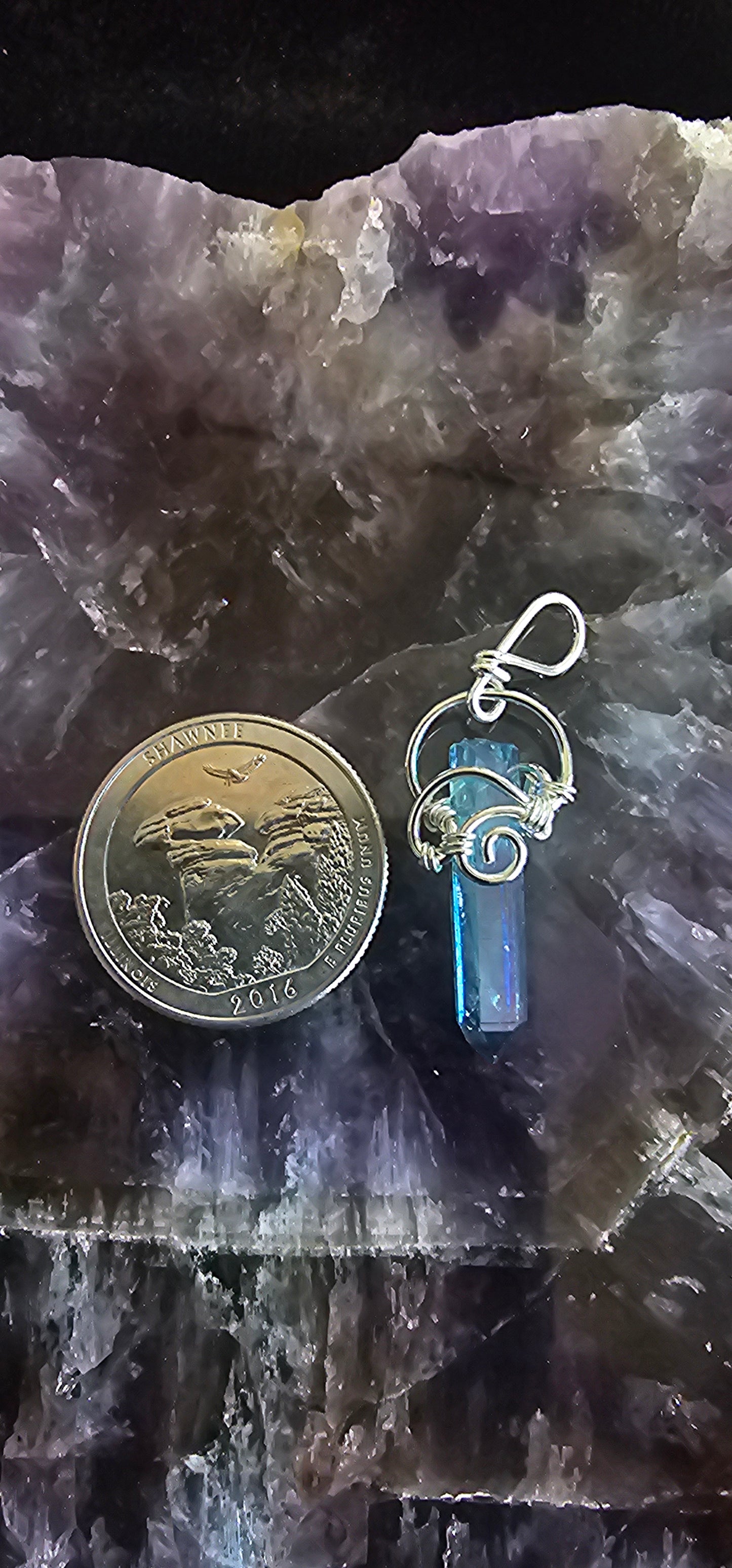 Aqua Aura Pendant