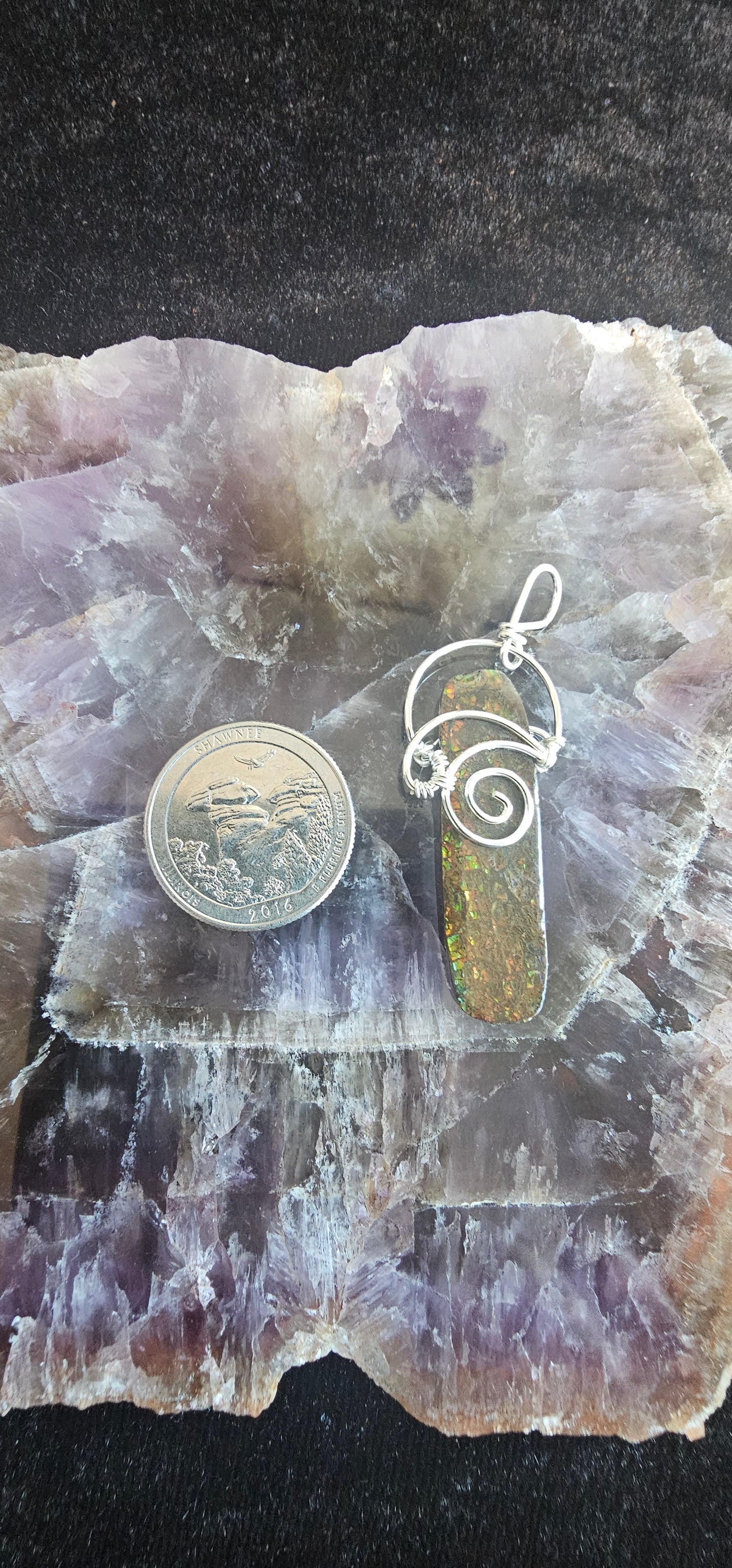 Ammolite Pendant