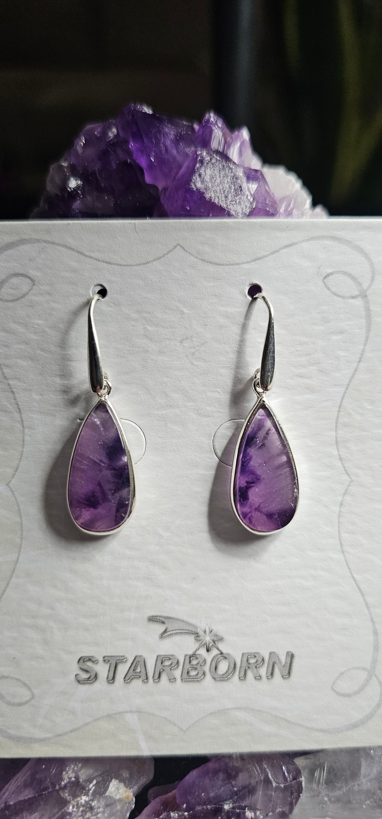 Amethyst earrings