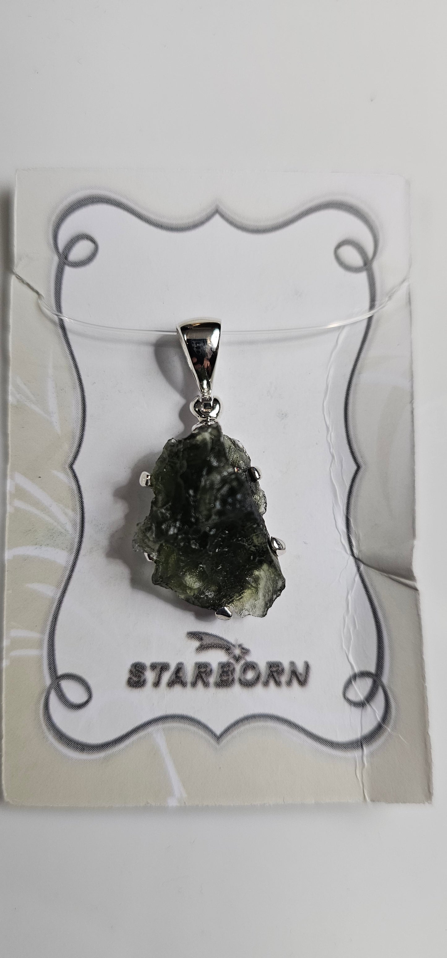 Moldavite pendant