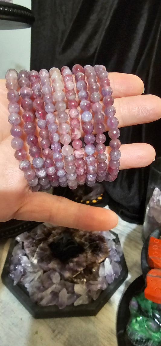 Pink Tourmaline bracelet - 6mm