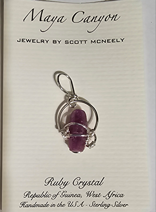 Ruby Crystal pendant