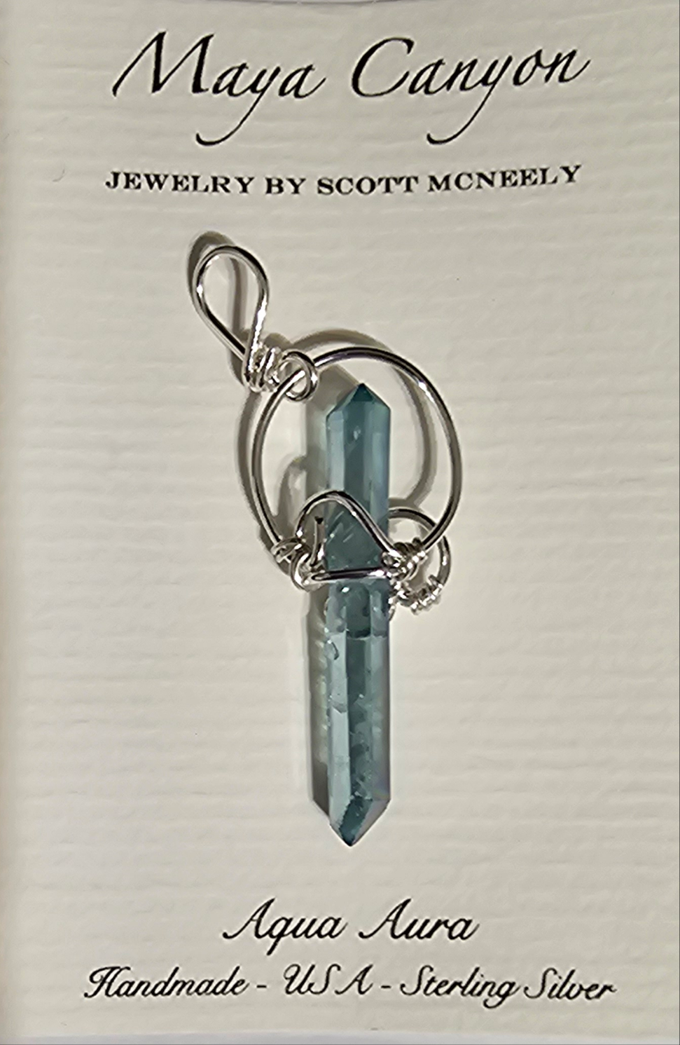 Aqua Aura pendant