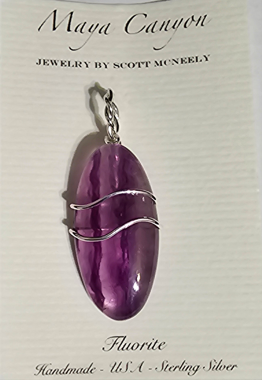 Fluorite pendant