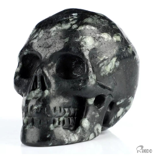 Chinese Picasso Jasper 2"Skullis, Hand Carved Crystal Skull, Realistic, Crystal Healing