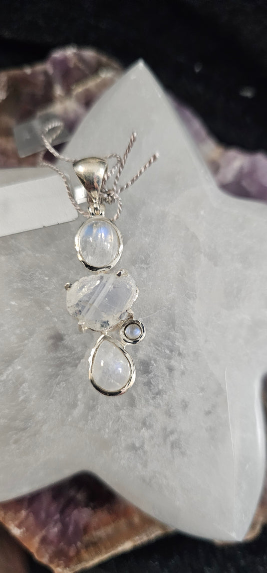 Rainbow Moonstone Pendant