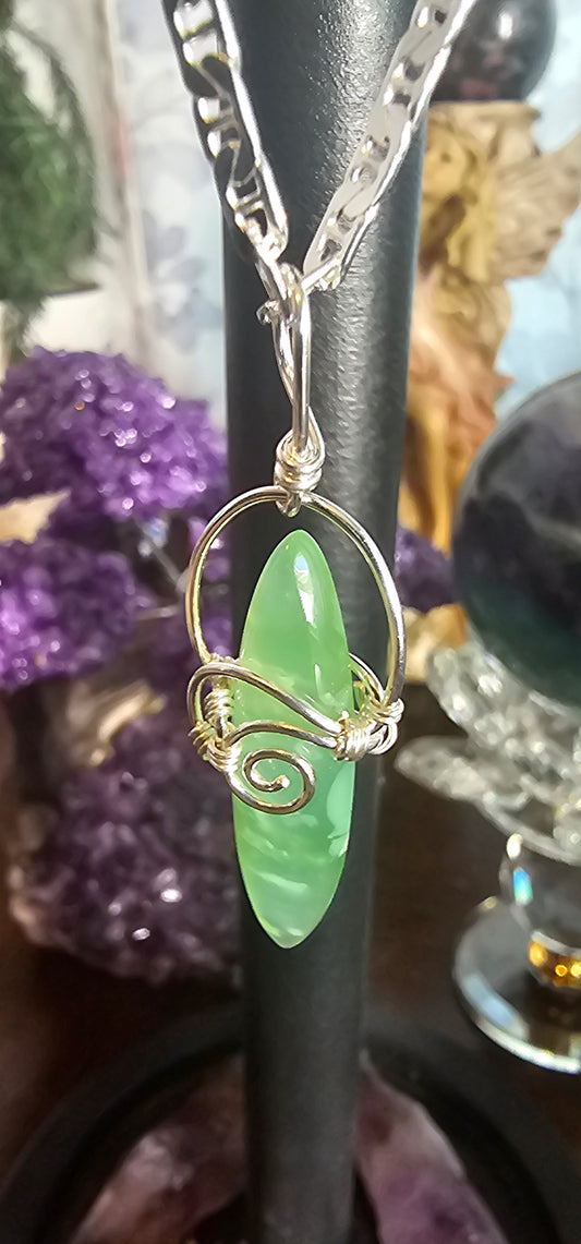 Chrysoprase Pendant